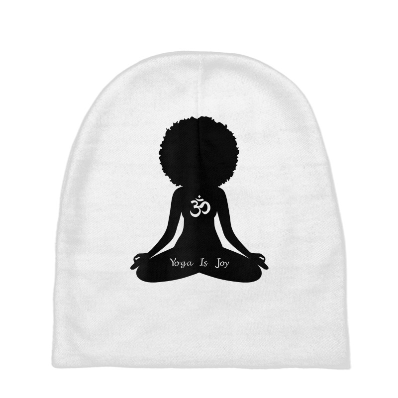 Womens Yoga Is Joy Black Girl Wellness Om Meditation Yoga T Shirt Baby Beanies by mal1o2poncio | Artistshot