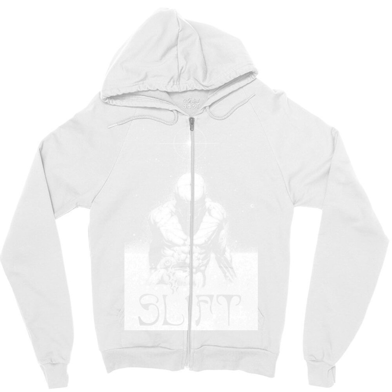 Slift Ummon Tour Whitestencil Zipper Hoodie by yulderhogbenm | Artistshot