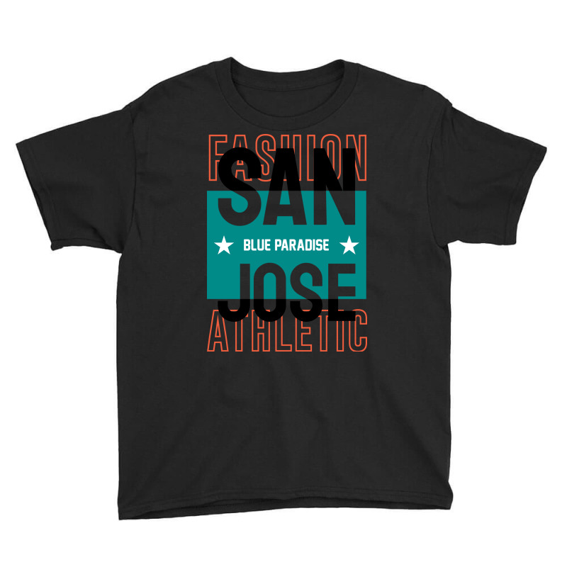 Blue Paradise Jose San Youth Tee by April Shop | Artistshot