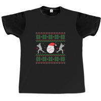 Baseball Ugly Christmas Sweater Funny Xmas Baseball Graphic T-shirt | Artistshot