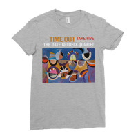 The Dave Brubeck Quartet Time Out '59 Ladies Fitted T-shirt | Artistshot