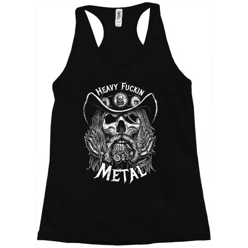 Heavy Fuckin Metal 1 Racerback Tank by TIMMYBWRIGHT | Artistshot