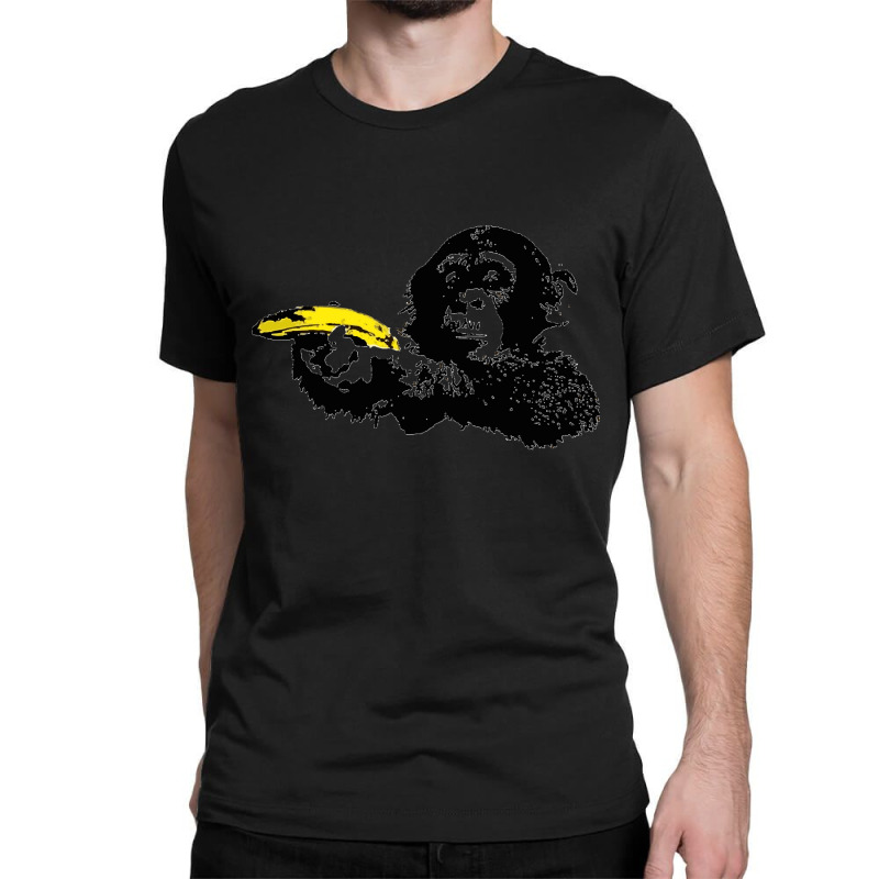 Banksy Banana Monkey Classic Classic T-shirt by DIANECULERIE | Artistshot