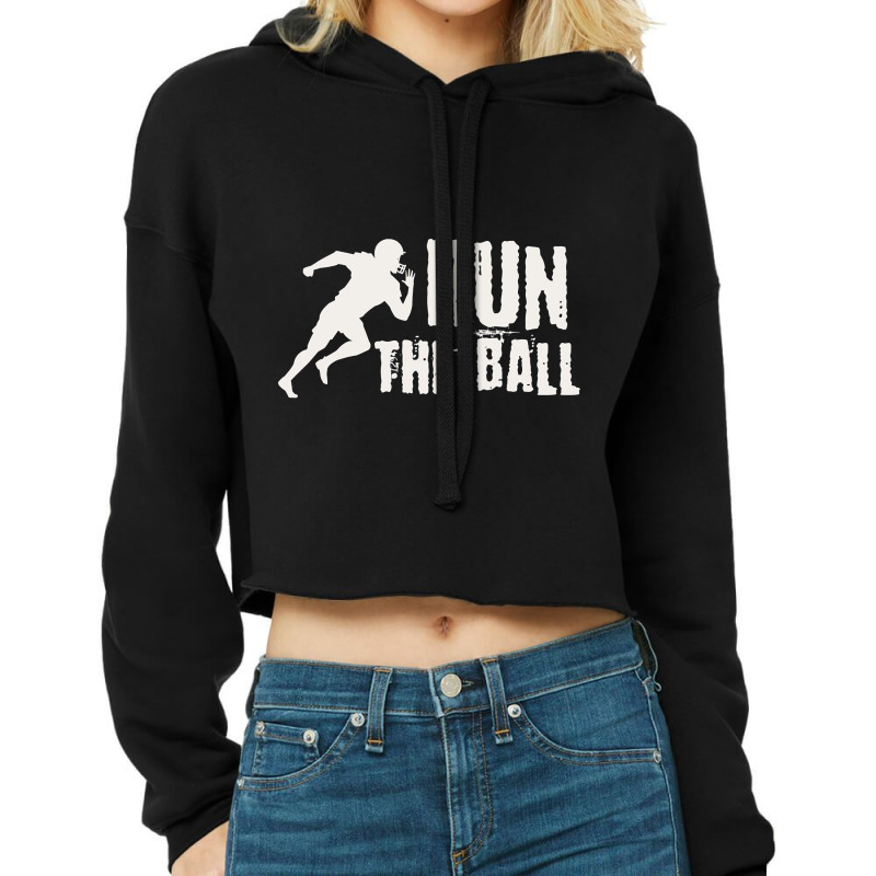 Hot Trend Run The Ball (2) Cropped Hoodie by quanghuydinh1 | Artistshot