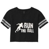 Hot Trend Run The Ball (2) Scorecard Crop Tee | Artistshot