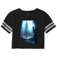 The Futuristic City. Scorecard Crop Tee | Artistshot