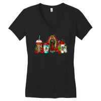 Lady Of Guadalupe Coffee Women's V-neck T-shirt | Artistshot