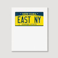 East New York Brooklyn Ny New York License Plate T Shirt Portrait Canvas Print | Artistshot