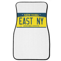 East New York Brooklyn Ny New York License Plate T Shirt Front Car Mat | Artistshot