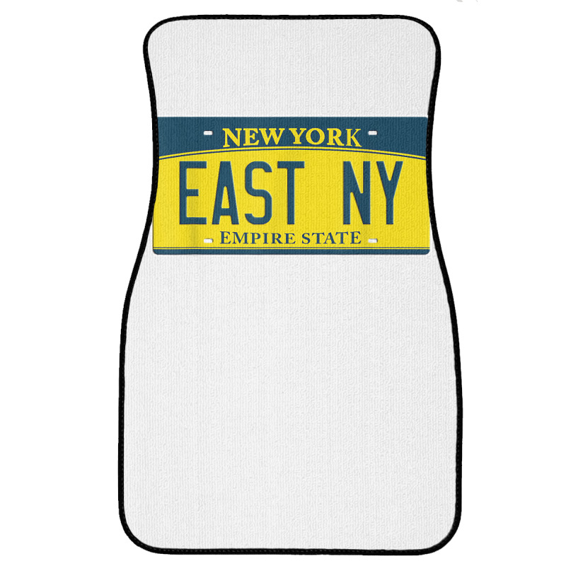 East New York Brooklyn Ny New York License Plate T Shirt Front Car Mat | Artistshot