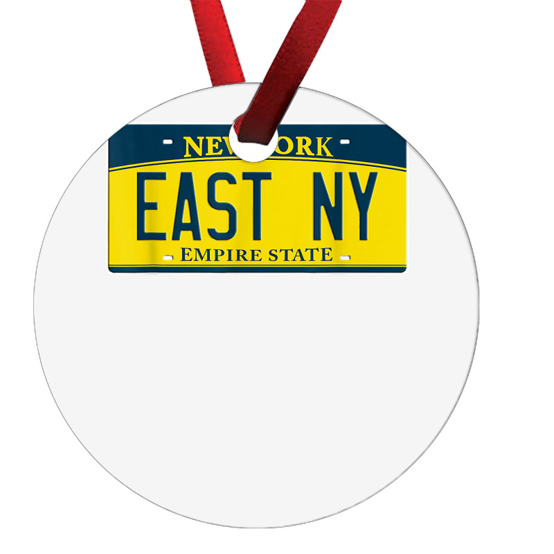 East New York Brooklyn Ny New York License Plate T Shirt Ornament | Artistshot