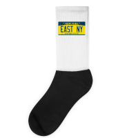 East New York Brooklyn Ny New York License Plate T Shirt Socks | Artistshot