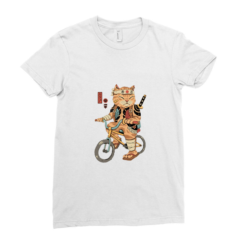 Catana Bicycle Ladies Fitted T-Shirt by thomasmikler | Artistshot