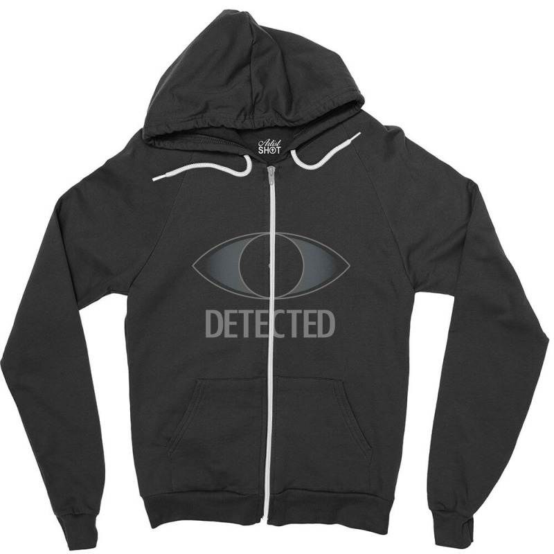 Detected Zipper Hoodie by AmyHogan | Artistshot