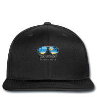 Clearwater Beach Florida Palm Tree Sunglasses Souvenir Printed Hat | Artistshot