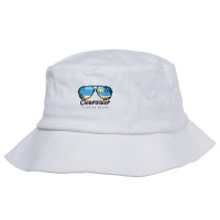 Clearwater Beach Florida Palm Tree Sunglasses Souvenir Bucket Hat | Artistshot