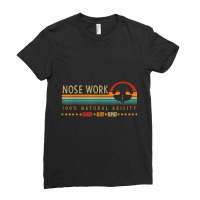 Nosework Dog Sport Training Nose Work Scent Work For Dogs T Shirt Ladies Fitted T-shirt | Artistshot