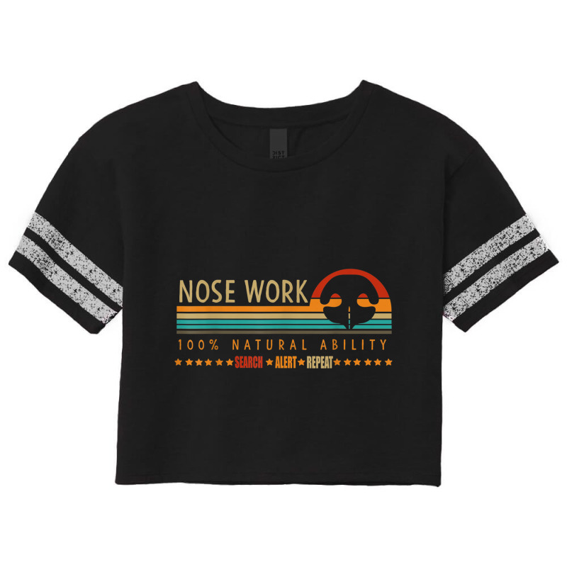 Nosework Dog Sport Training Nose Work Scent Work For Dogs T Shirt Scorecard Crop Tee by mauthe | Artistshot