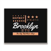 Nyc Brooklyn Us Metal Print Horizontal | Artistshot