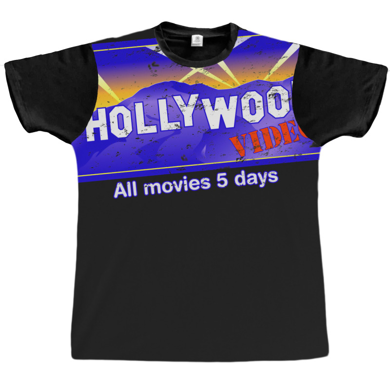 Hollywood Video Graphic T-shirt | Artistshot