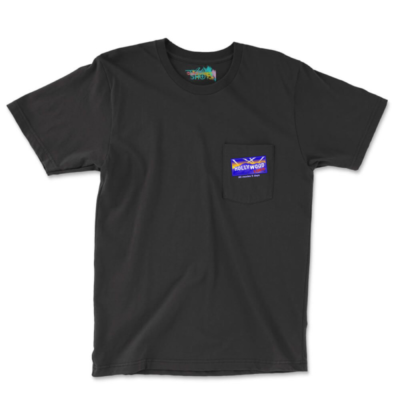 Hollywood Video Pocket T-shirt | Artistshot