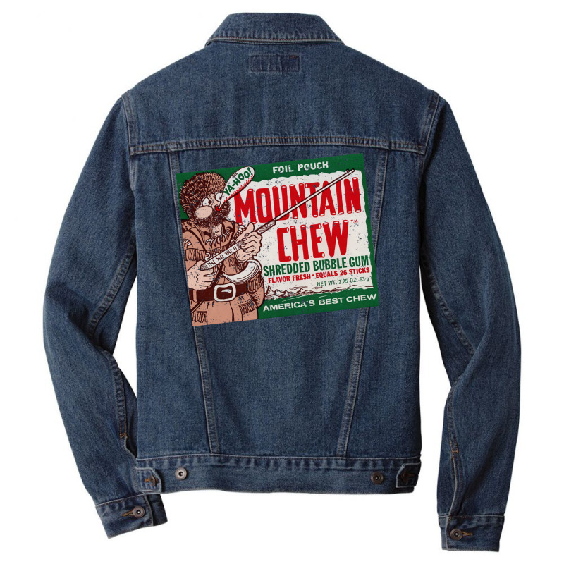 Mountain Chew Shredded Bubble Gum Men Denim Jacket by zukealieenh | Artistshot