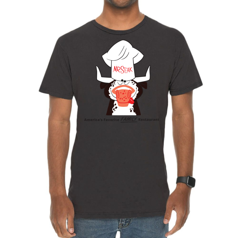 Mr. Steak Family Restaurants Vintage T-Shirt by zukealieenh | Artistshot