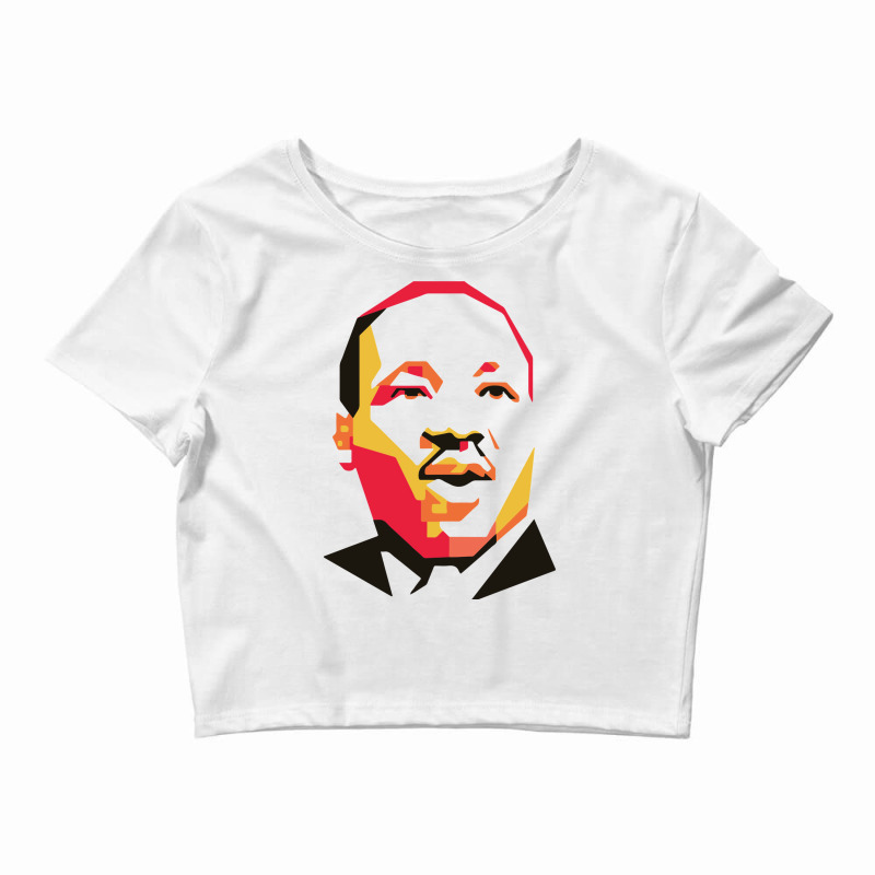 Mlk Day   Martin Luther King Crop Top by kocbekyunav | Artistshot