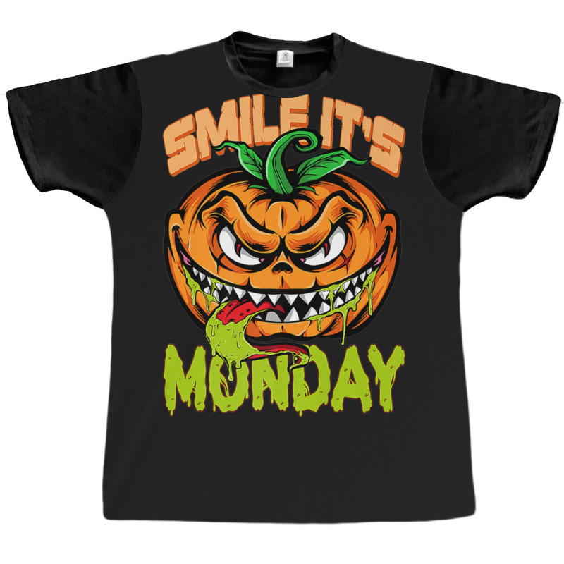 Smile Its Monday Meme Graphic T-shirt | Artistshot