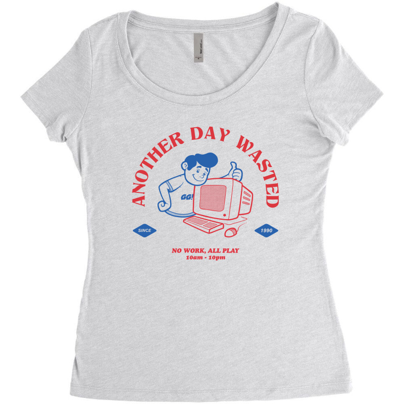 Another Day Wasted Women's Triblend Scoop T-shirt by toyfu | Artistshot