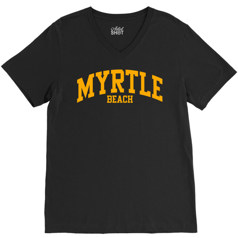 Myrtle Beach1 V-Neck Tee by zukealieenh | Artistshot