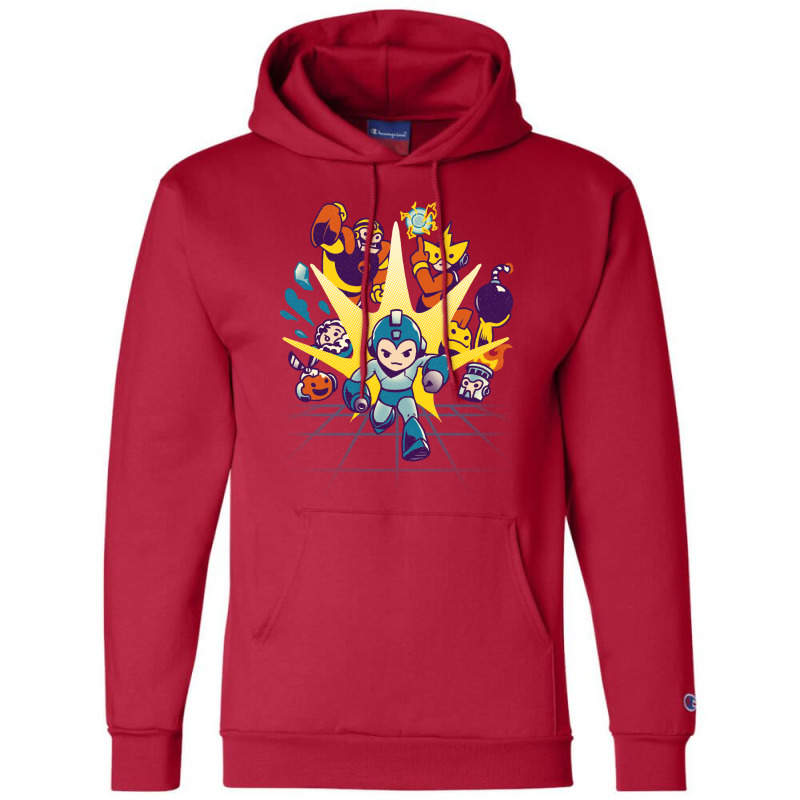 Rokku Run Champion Hoodie by toyfu | Artistshot