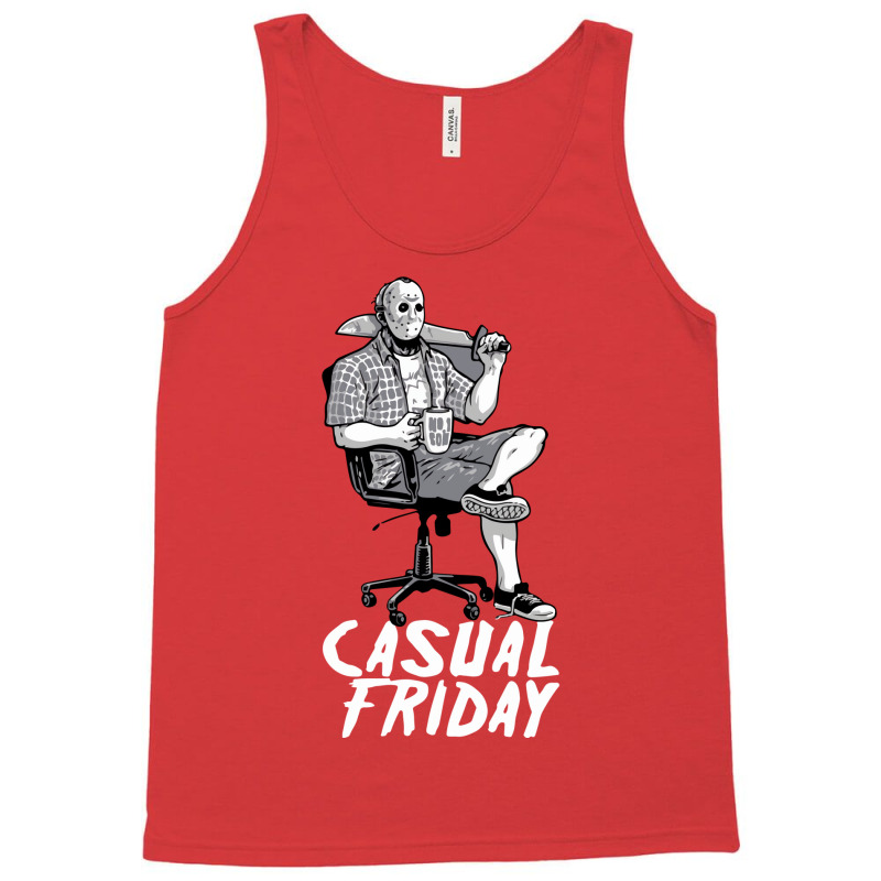 Casual Friday With Jason Voorhees Tank Top by hoyamearistyn | Artistshot