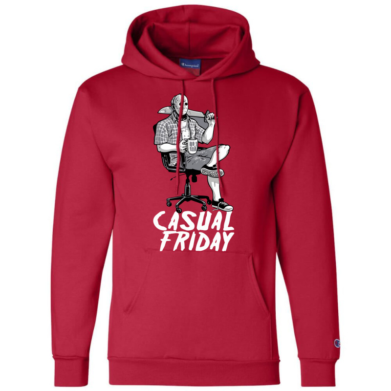 Casual Friday With Jason Voorhees Champion Hoodie by hoyamearistyn | Artistshot