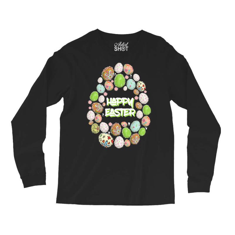 Happy Easter T  Shirt Happy Easter 3 Long Sleeve Shirts | Artistshot