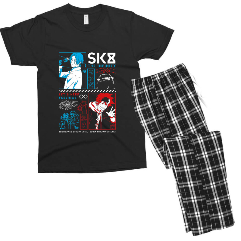 Sk8 The Infinity Men's T-shirt Pajama Set by GregoryHoneycutt | Artistshot