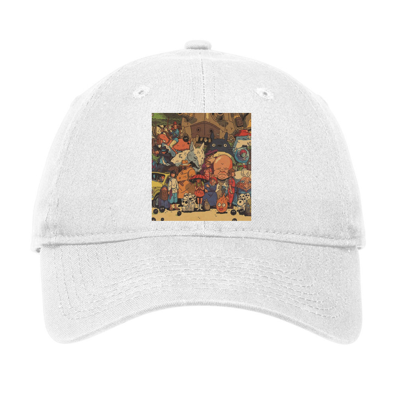 Ghibli Studio Adjustable Cap by rodneyherm | Artistshot