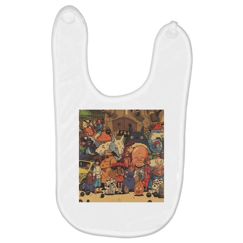 Ghibli Studio Baby Bibs by rodneyherm | Artistshot