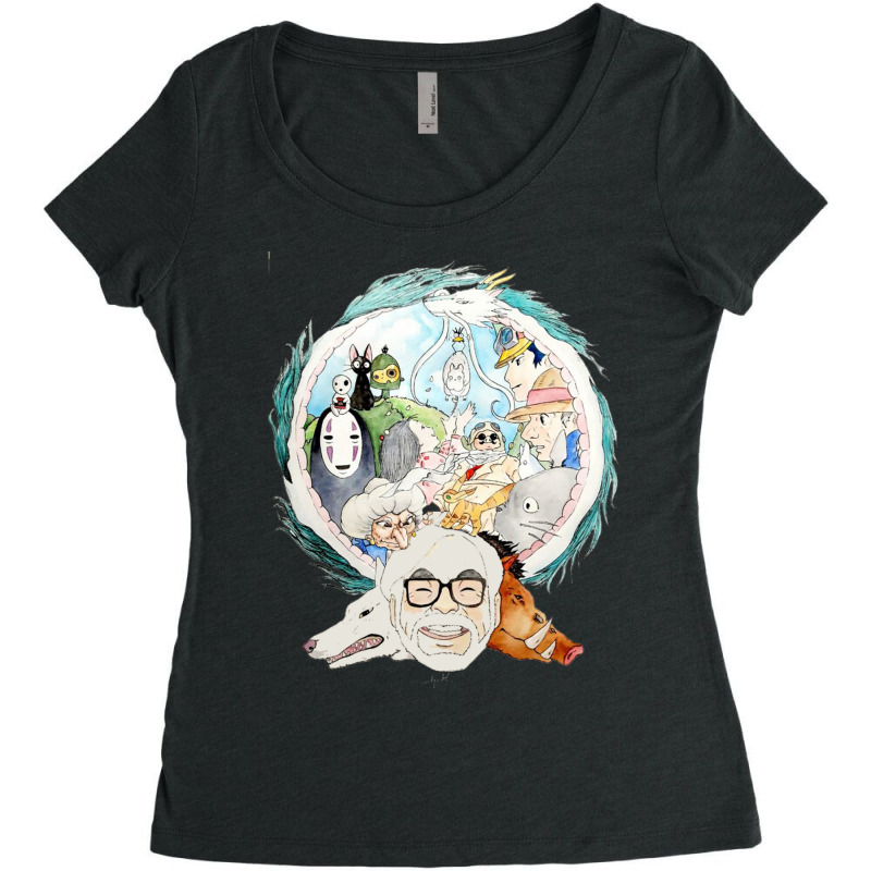 Studio Women's Triblend Scoop T-shirt by rodneyherm | Artistshot