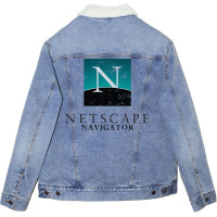 Netscape Navigator Unisex Sherpa-lined Denim Jacket | Artistshot