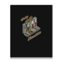 Cat On Analog Modular Synth Funny Synthesizer Metal Print Vertical | Artistshot