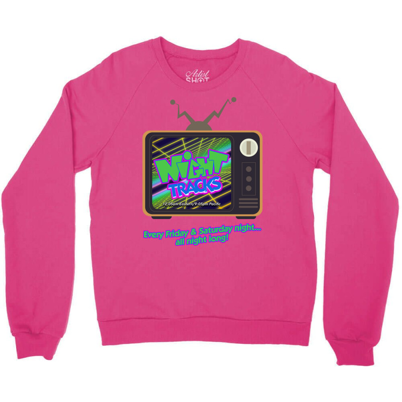 Night Tracks Crewneck Sweatshirt by zukealieenh | Artistshot