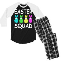 Happy Easter T  Shirteaster Squad T  Shirt Men's 3/4 Sleeve Pajama Set | Artistshot