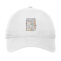 Coping Skills Alphabet Mental Health Awareness Counselor Adjustable Cap | Artistshot