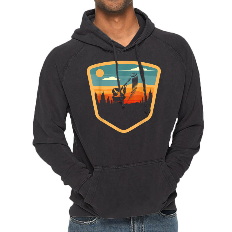 Retro Vintage Sporting Trap Clay Lover Skeet Clay Shooting T Shirt Vintage Hoodie | Artistshot