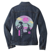 Anime Samurai Chillhop Ladies Denim Jacket | Artistshot