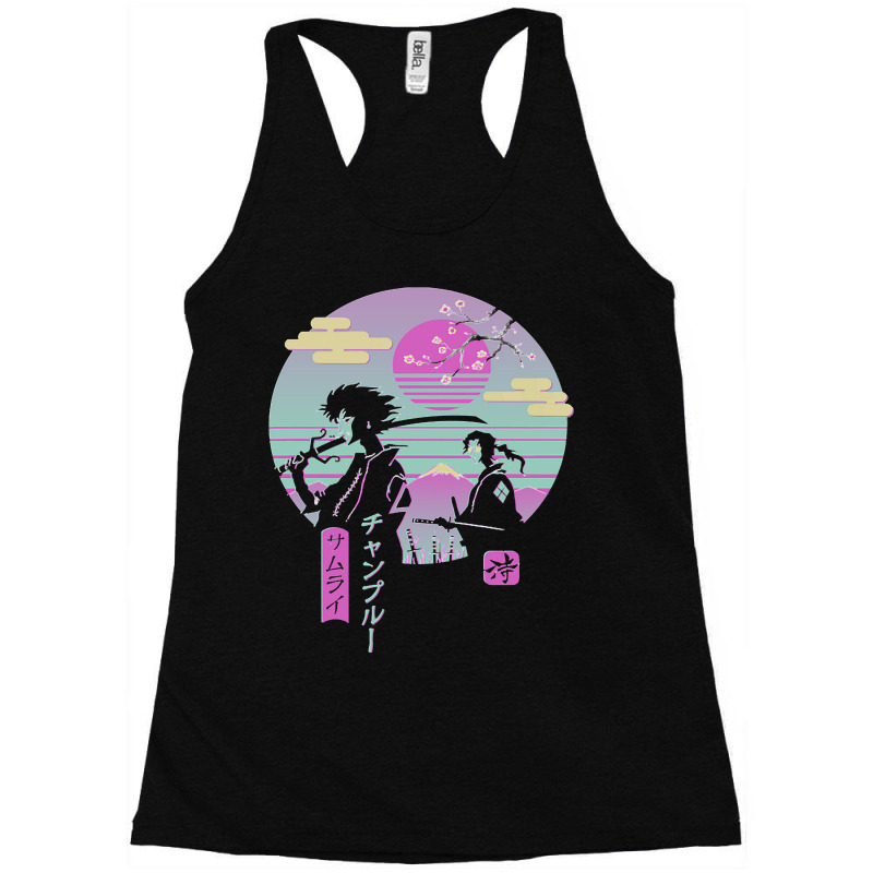 Anime Samurai Chillhop Racerback Tank by DanielLopezJacuinde | Artistshot