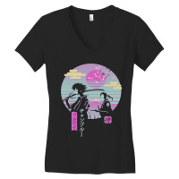 Anime Samurai Chillhop Women's V-neck T-shirt | Artistshot