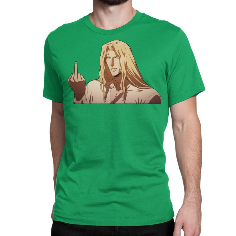 Alucard Flipping The Bird Classic T-shirt | Artistshot