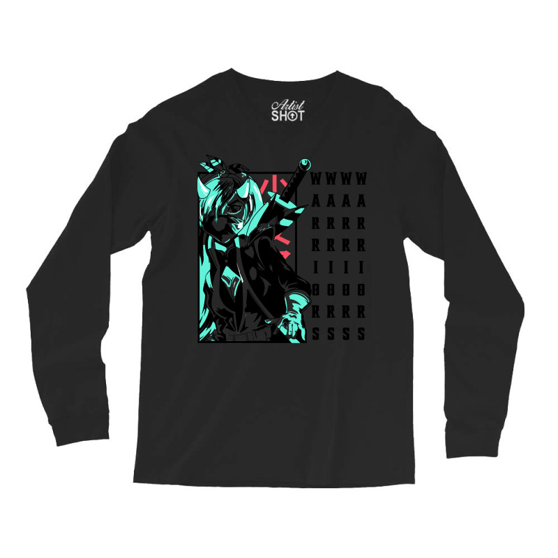 The Amazing Samurai Ninja Long Sleeve Shirts by DanielLopezJacuinde | Artistshot